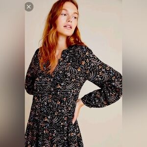 Maeve by Anthropologie Long
Sleeve Floral Dress Size S